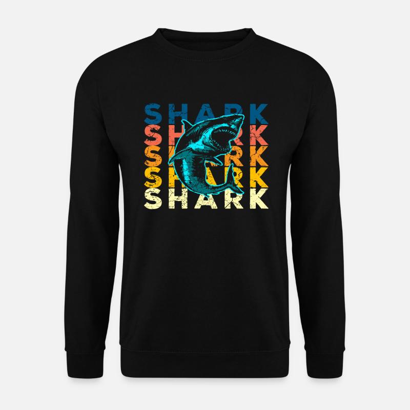 Shark shark - Unisex Sweatshirt - black