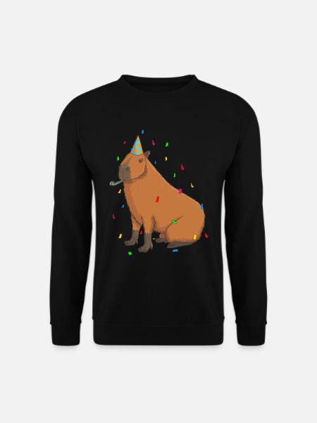 Capybara Geburtstag - Unisex Pullover - Schwarz