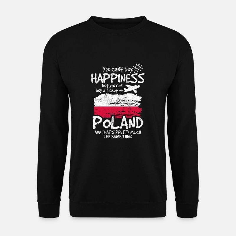Polska - Bluza unisex - czarny