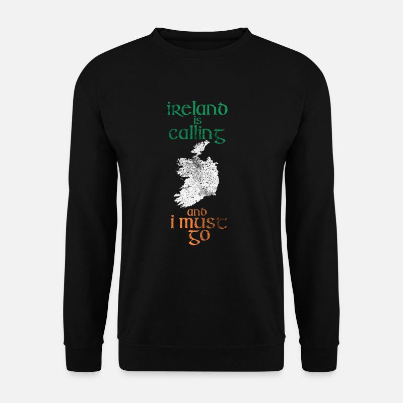 Irland - Unisex Pullover - Schwarz