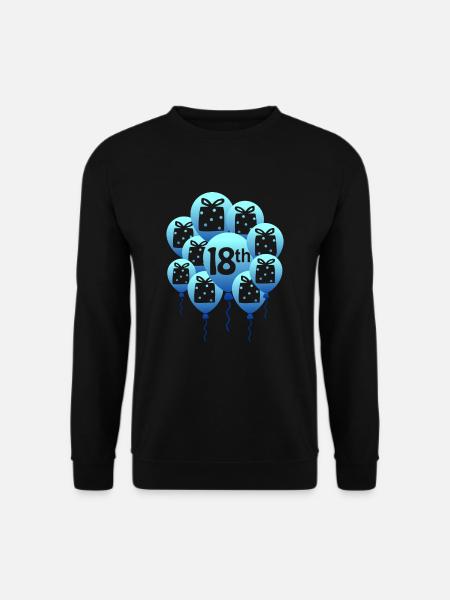 18th birthday - Unisex Sweatshirt - black