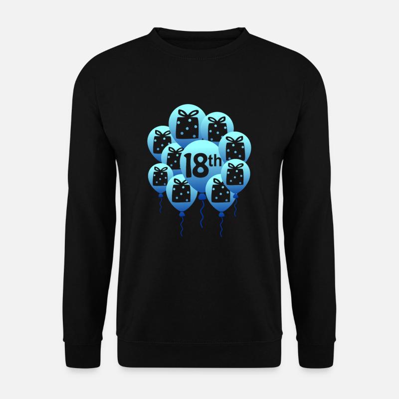 18th birthday - Unisex Sweatshirt - black