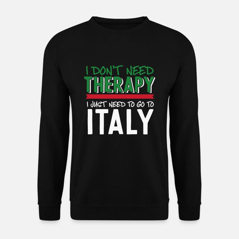 Italien - Unisex Pullover - Schwarz