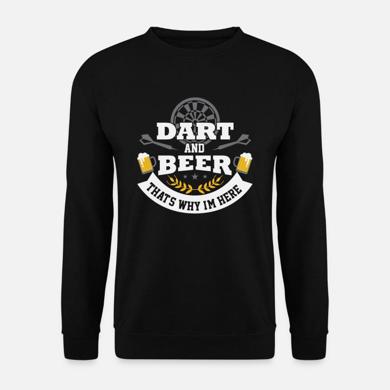 jeu de fléchettes - Sweat-shirt Unisexe - noir