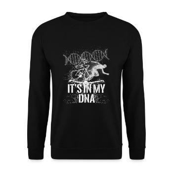 Triathlon - Unisex Sweatshirt - black - Front - Alina (178cm) & Michal (187cm)