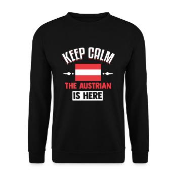 Autriche - Sweat-shirt Unisexe - noir - Devant - Alina (178cm) & Michal (187cm)