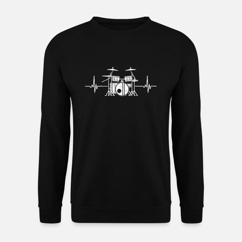 Schlagzeug - Unisex Pullover - Schwarz