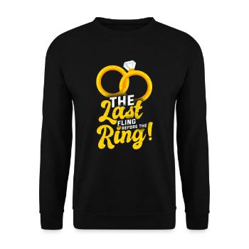 célibataire - Sweat-shirt Unisexe - noir - Devant - Alina (178cm) & Michal (187cm)