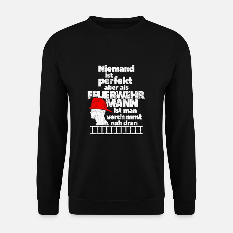Feuerwehr - Unisex Pullover - Schwarz