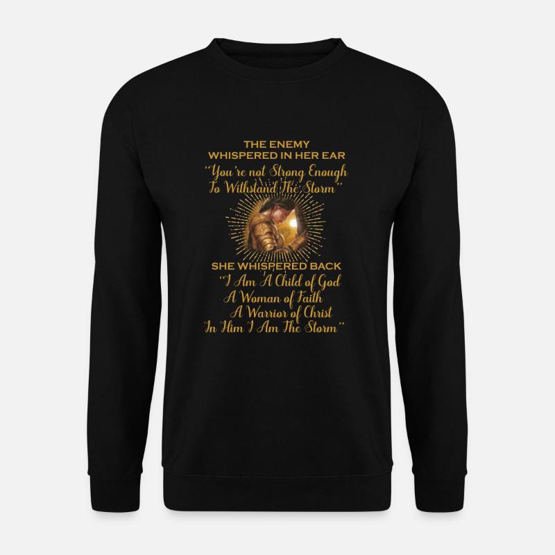 Kirche Relgion Jesus Christen Geschenk - Unisex Pullover - Schwarz