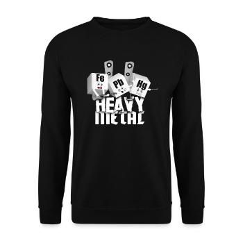 chemistry - Unisex Sweatshirt - black - Front - Alina (178cm) & Michal (187cm)