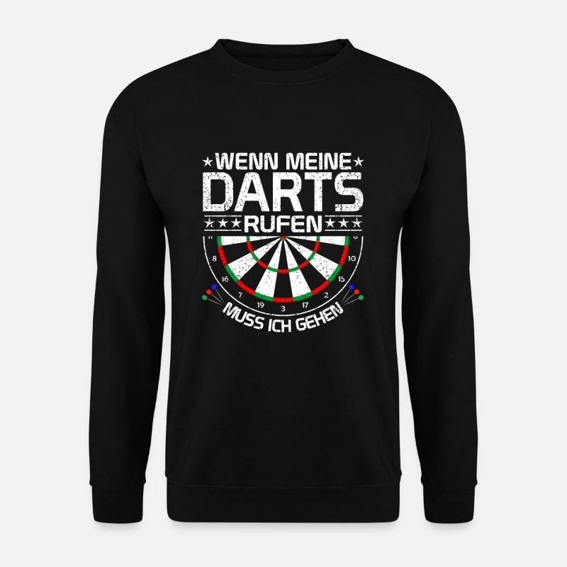 Dart - Unisex Pullover - Schwarz