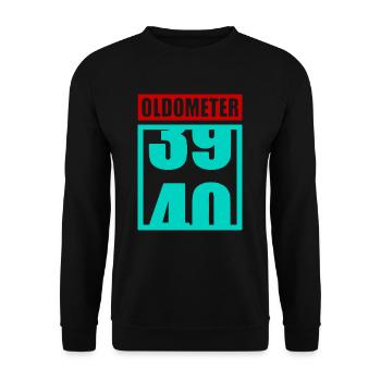40ème anniversaire - Sweat-shirt Unisexe - noir - Devant - Alina (178cm) & Michal (187cm)