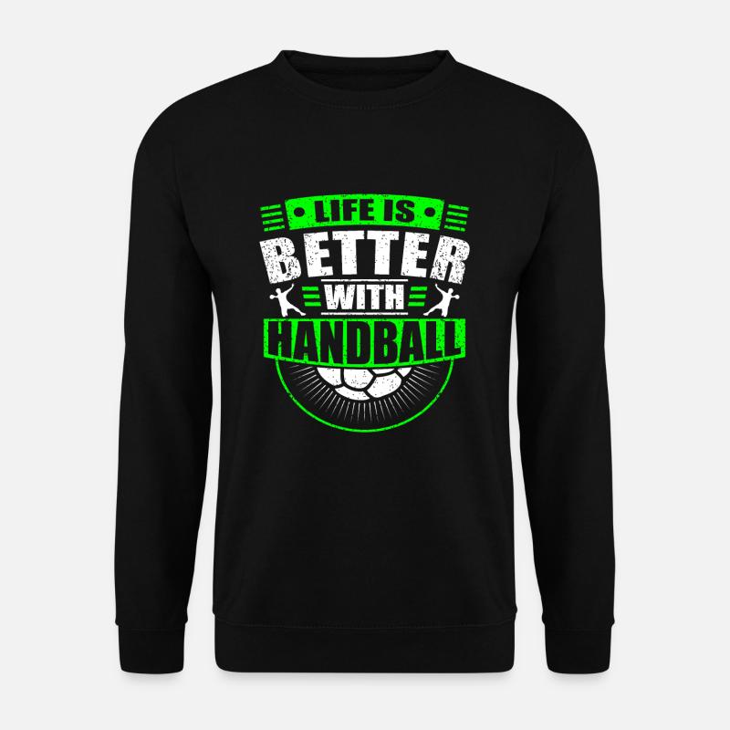 Handball - Unisex Pullover - Schwarz