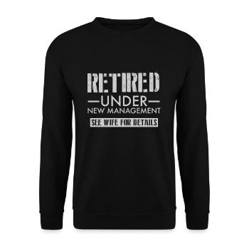 Rente - Unisex Pullover - Schwarz - Vorne - Alina (178cm) & Michal (187cm)