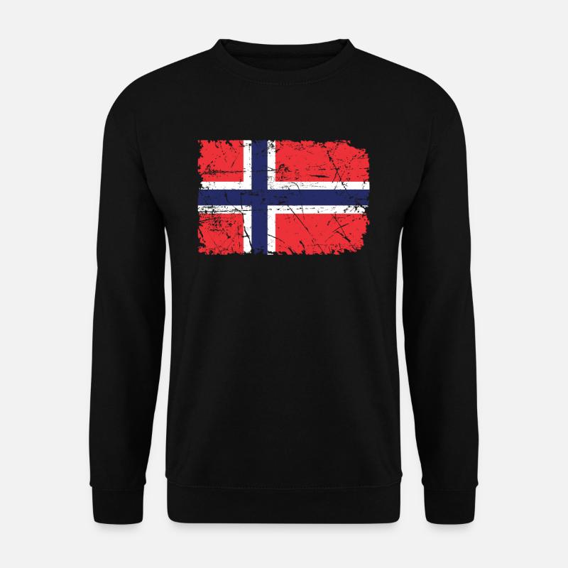 Norwegen - Unisex Pullover - Schwarz