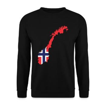 Norvège Scandinavie cadeau Oslo - Sweat-shirt Unisexe - noir - Devant - Alina (178cm) & Michal (187cm)