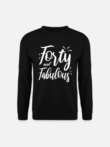 40th birthday - Unisex Sweatshirt - black