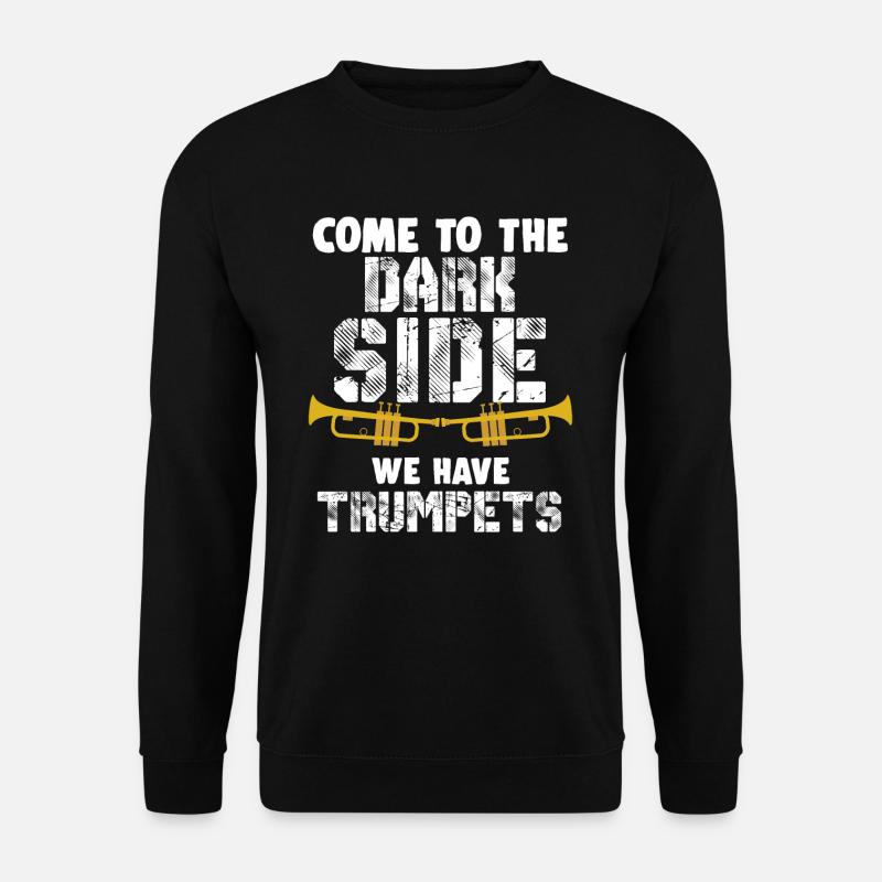 Trompete - Unisex Pullover - Schwarz