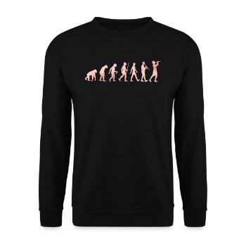 Clarinet - Unisex Sweatshirt - black - Front - Alina (178cm) & Michal (187cm)