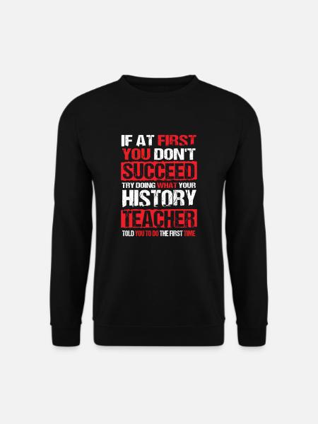 professeur - Sweat-shirt Unisexe - noir