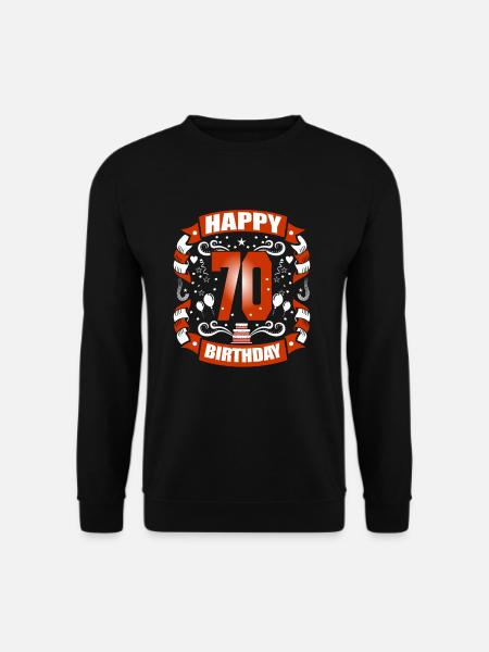 70th Birthday - Unisex Sweatshirt - black