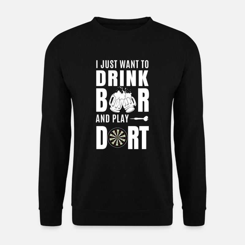 Dart - Unisex Pullover - Schwarz