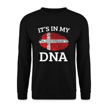 Denmark - Unisex Sweatshirt - black - Front - Alina (178cm) & Michal (187cm)