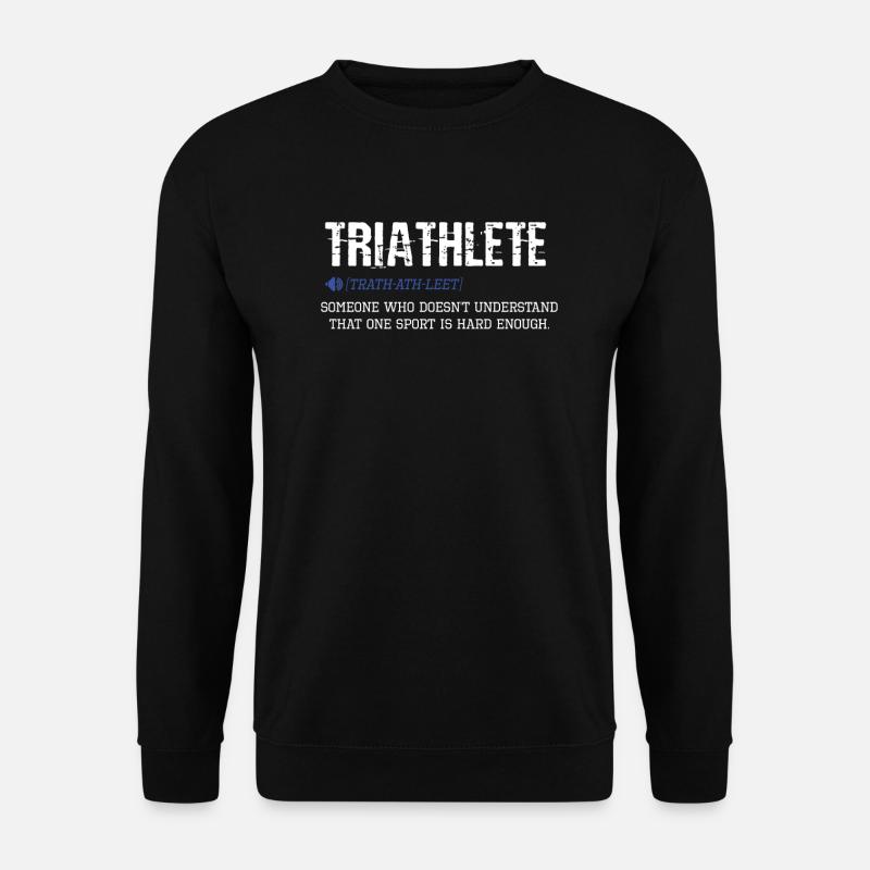 Triathlon - Unisex Pullover - Schwarz