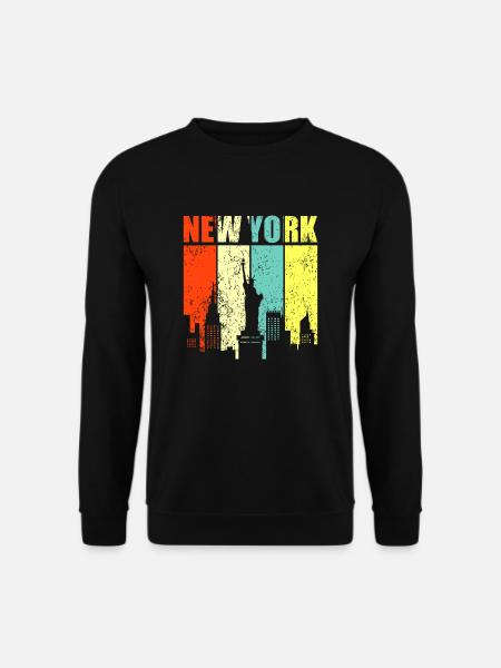 New York - Unisex Pullover - Schwarz