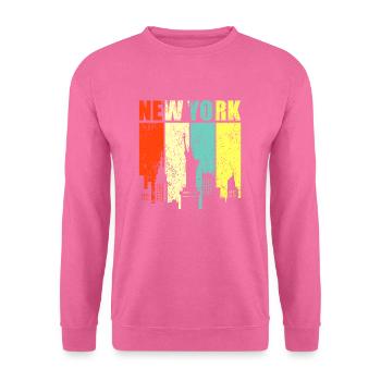New York - Unisex Pullover - Pink - Vorne