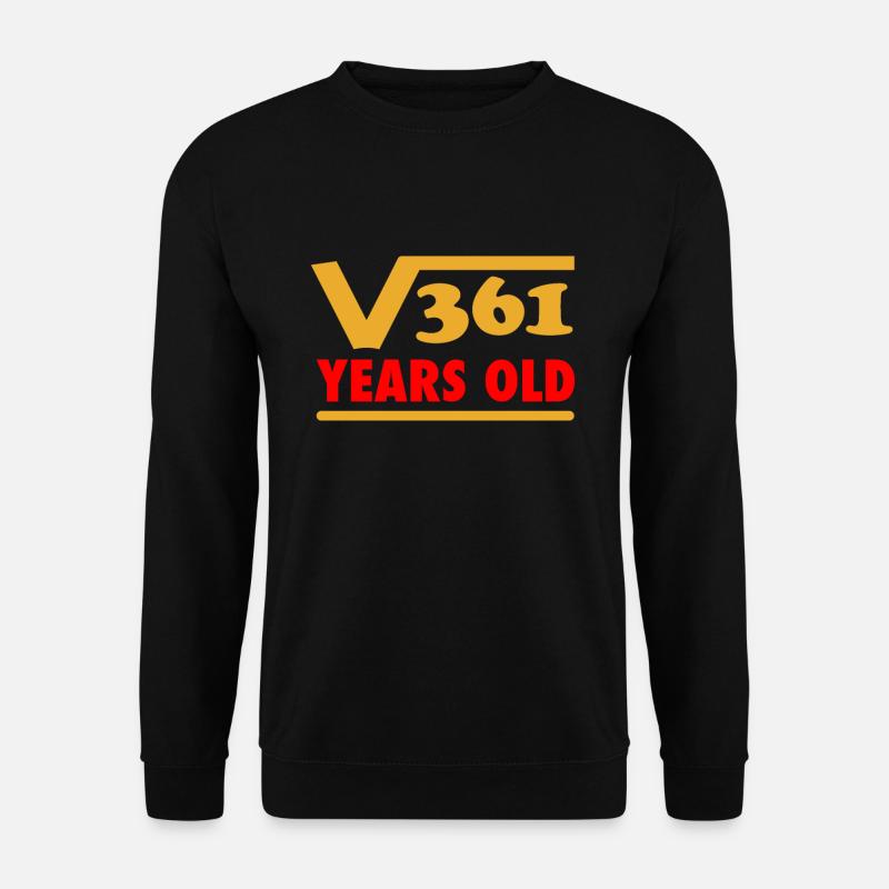 19th birthday - Unisex Sweatshirt - black