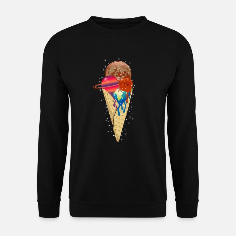 Eiscreme - Unisex Pullover - Schwarz
