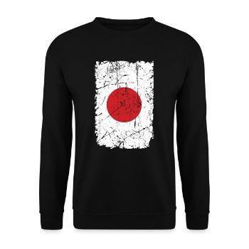 Japon - Sweat-shirt Unisexe - noir - Devant - Alina (178cm) & Michal (187cm)