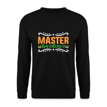 Gärtner - Unisex Pullover - Schwarz - Vorne - Alina (178cm) & Michal (187cm)