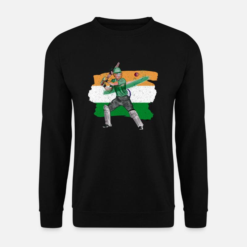 Cricket India - Unisex Sweatshirt - black