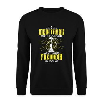 Shisha - Unisex Pullover - Schwarz - Vorne - Alina (178cm) & Michal (187cm)