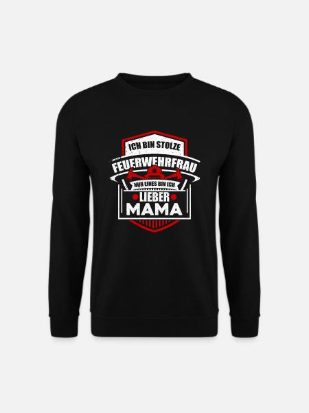 Feuerwehrfrau - Unisex Pullover - Schwarz