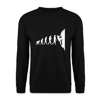 Klettern Bergsteigen Bouldern Geschenk Bergsteiger - Sweat-shirt Unisexe - noir - Devant - Alina (178cm) & Michal (187cm)