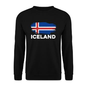Island - Unisex Pullover - Schwarz - Vorne - Alina (178cm) & Michal (187cm)