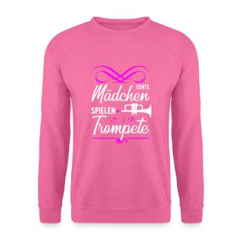 Trompete - Unisex Pullover - Pink - Vorne