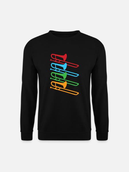 Posaune - Unisex Pullover - Schwarz