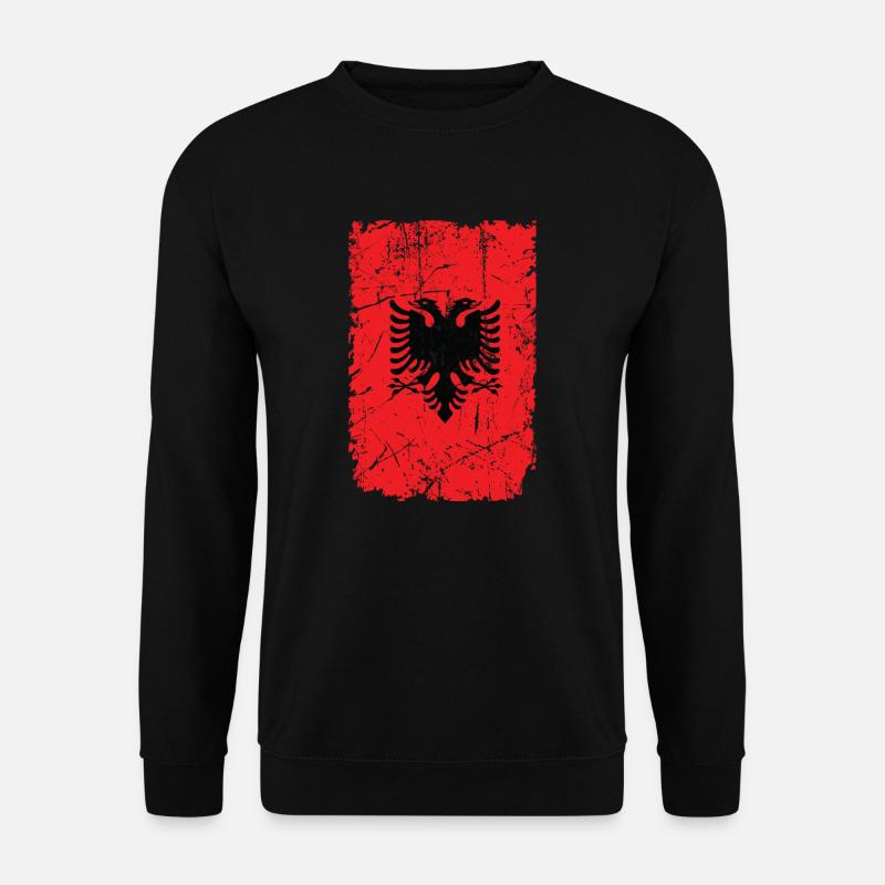 Albanien - Unisex Pullover - Schwarz