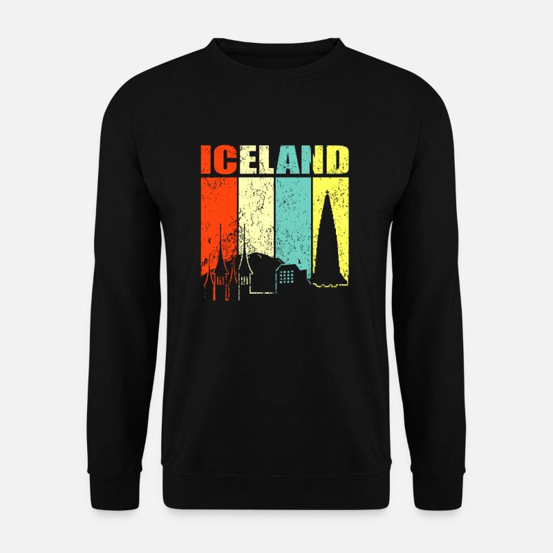 Island - Unisex Pullover - Schwarz