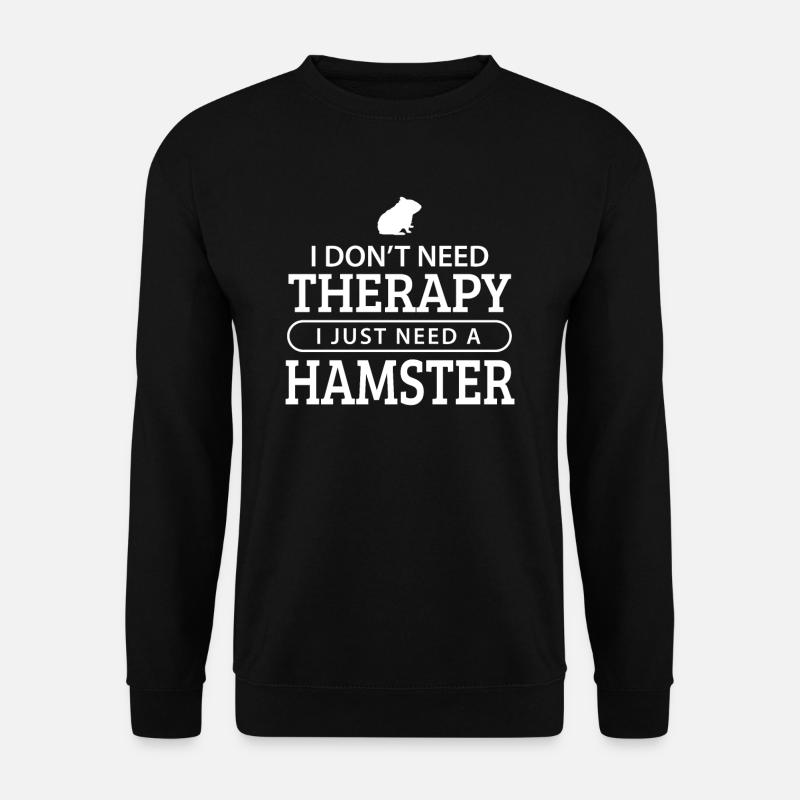 Hamster - Unisex Pullover - Schwarz