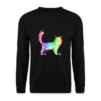 LGBT - Unisex Pullover - Schwarz - Vorne - Alina (178cm) & Michal (187cm)