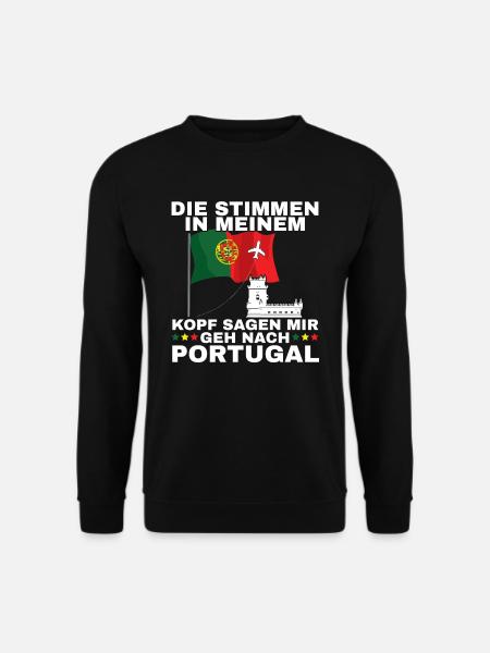 Portugal - Unisex Pullover - Schwarz
