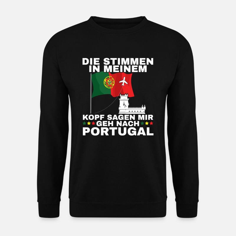 Portugal - Unisex Pullover - Schwarz