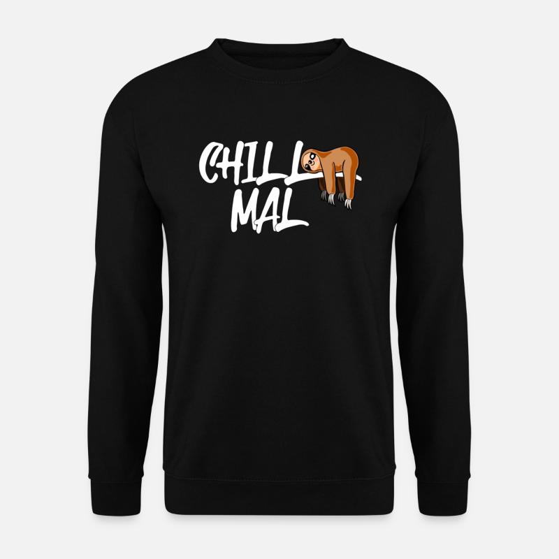 Faultier - Unisex Pullover - Schwarz