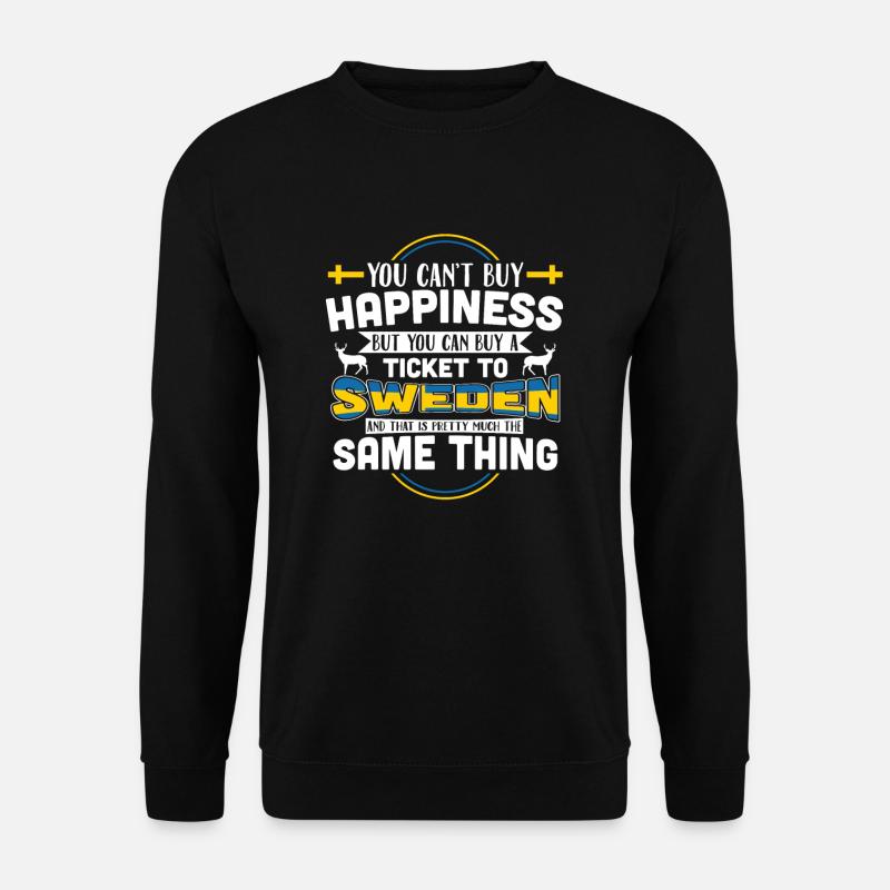 Schweden - Unisex Pullover - Schwarz